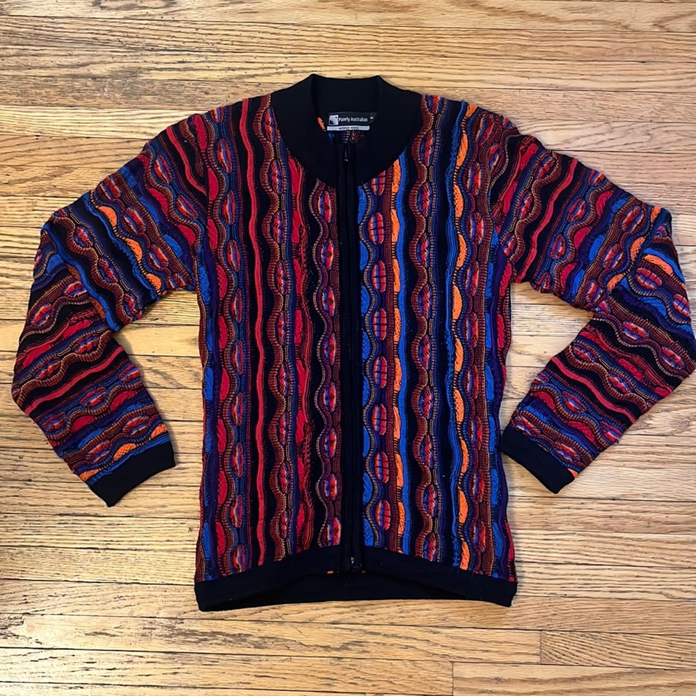 Australian 100% Merino Wool Coogi style sweater